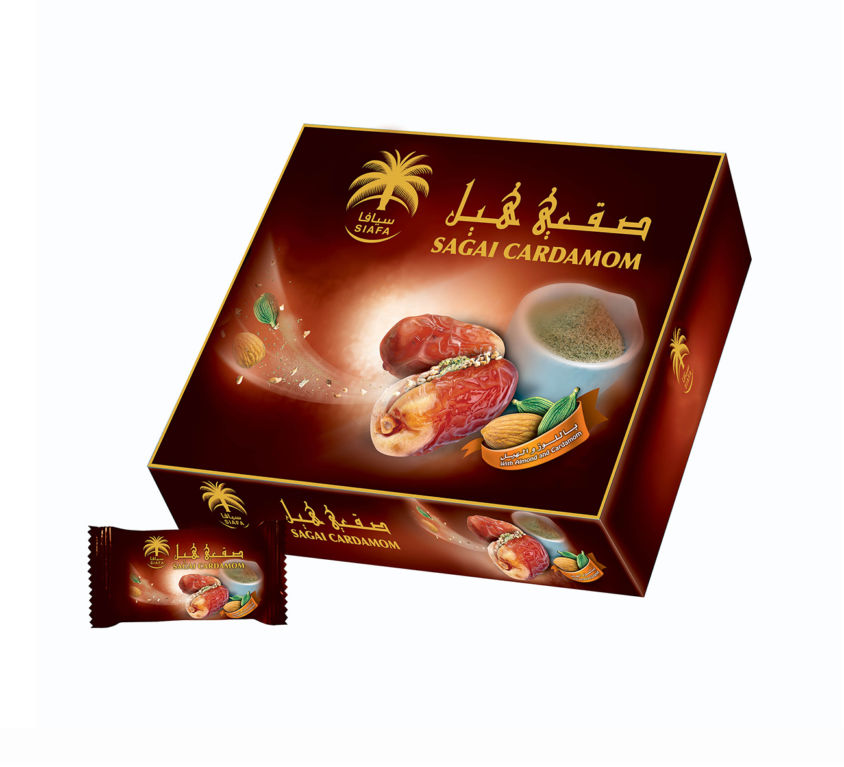 تمر صقعي محشو باللوز والهيل 300 جرام